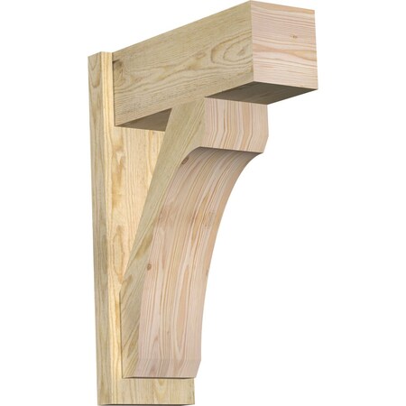 Ekena Millwork Legacy Block Rough Sawn Outlooker, Douglas Fir, 8"W x 20"D x 28"H OUT08X20X28LEC05RDF
